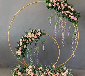 Round Frame with flower