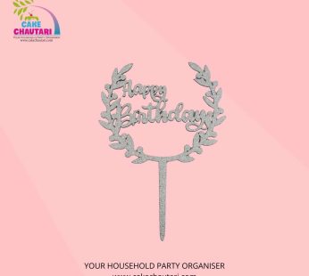 Happy birthday cake topper