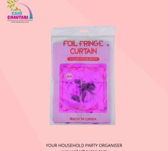 Curtain foil pink