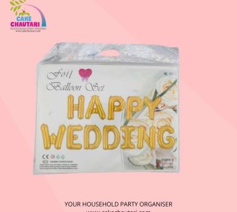 Happy Wedding Balloon foil