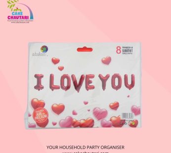 I Love You Balloon foil