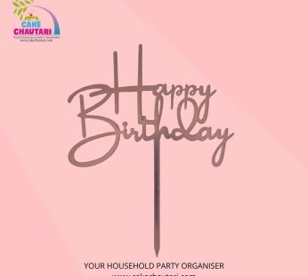 Happy Birthday cake topper