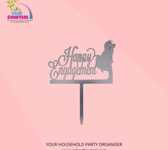 Happy Engagement cake topper