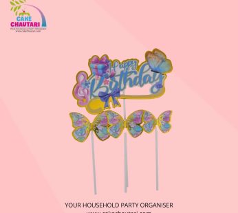 Happy birthday cake topper