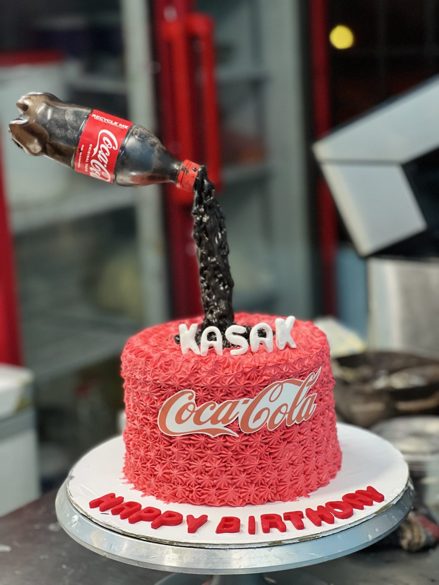Coca-Cola Pouring Cake