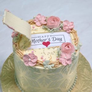 mothers day floral cake peel away